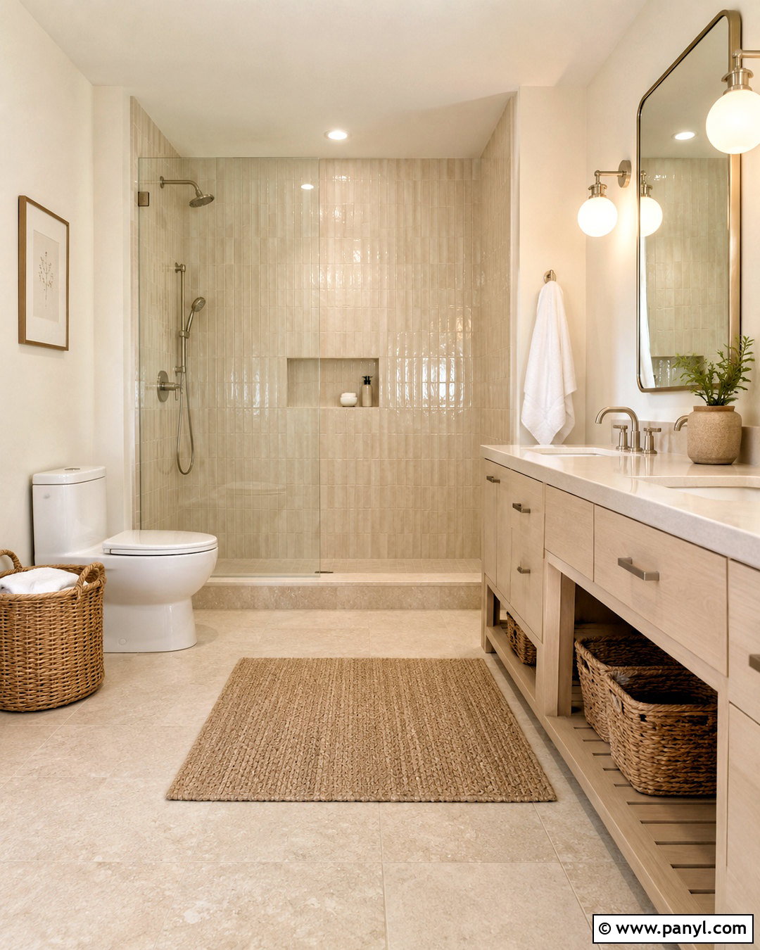 Ivory Neutral Bathroom - 20 neutral room colors