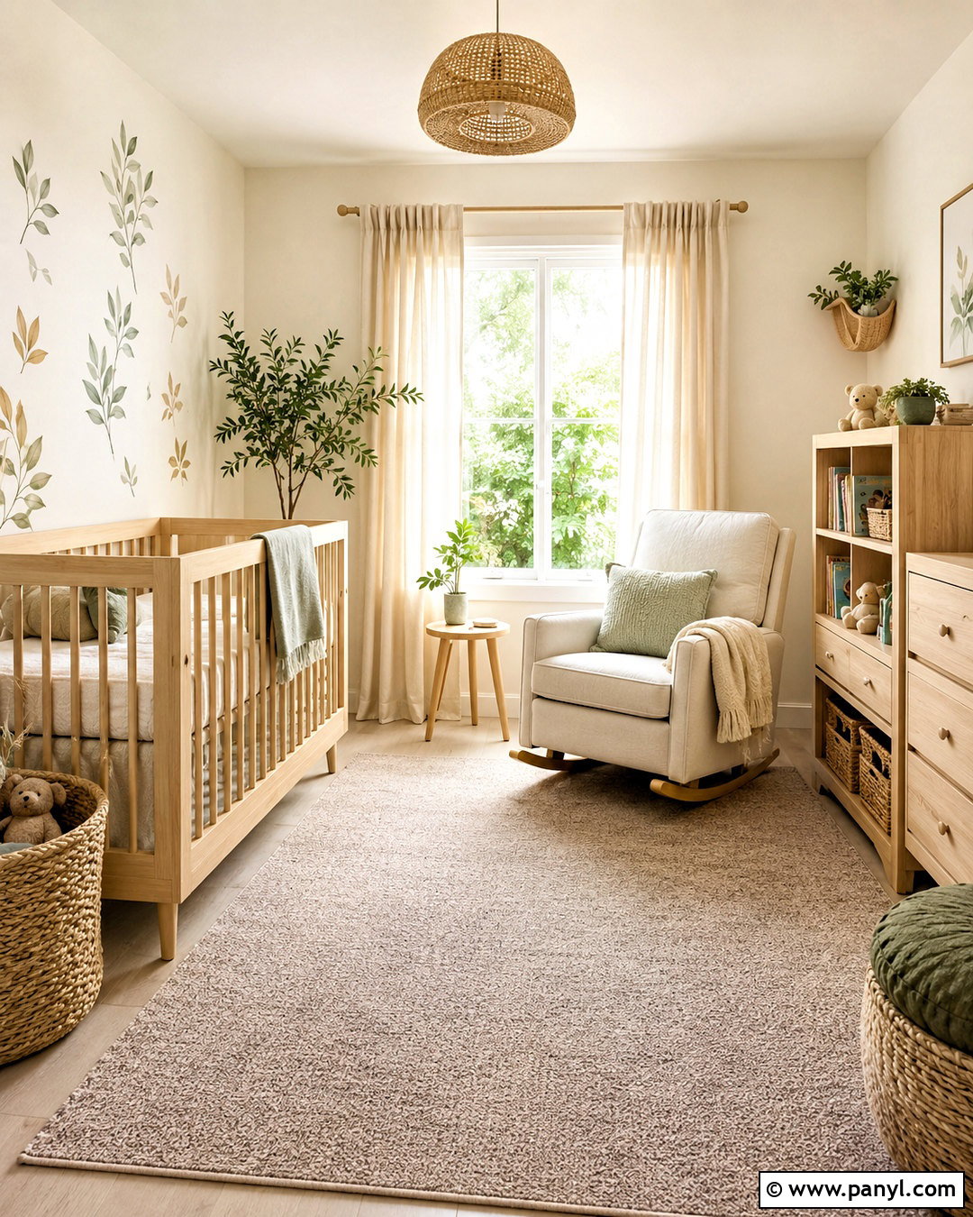 Ivory Nursery Background - 20 neutral color background ideas
