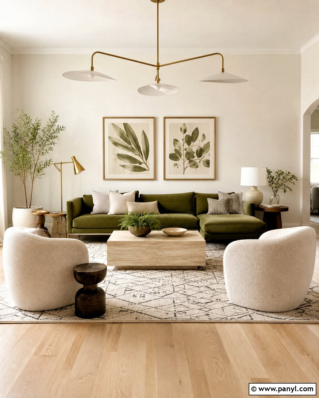 Ivory Wall Color With Green Sofa - 35 Wall Color For Green Sofa Ideas