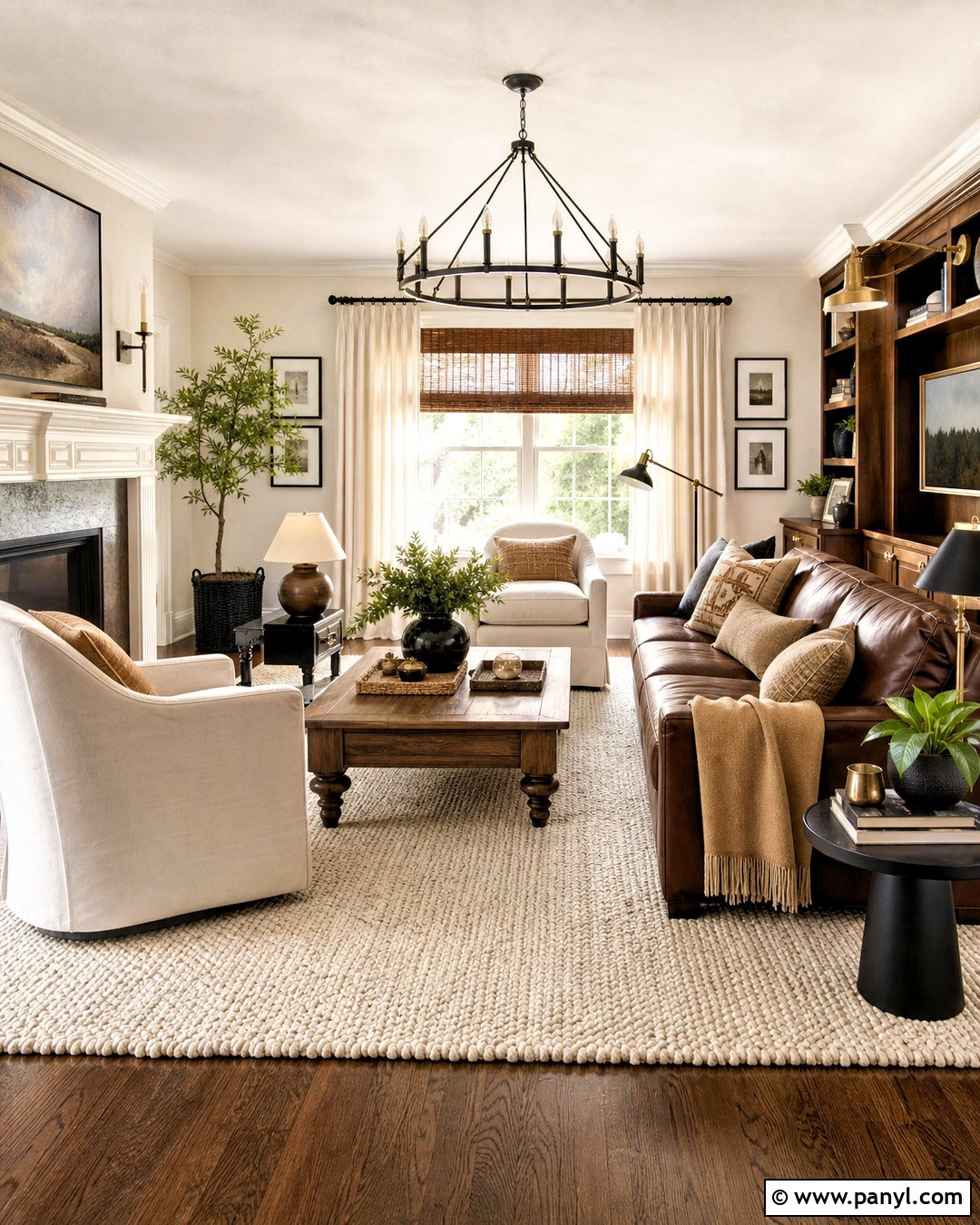 Ivory Walls With Chocolate Brown - 20 ivory color walls
