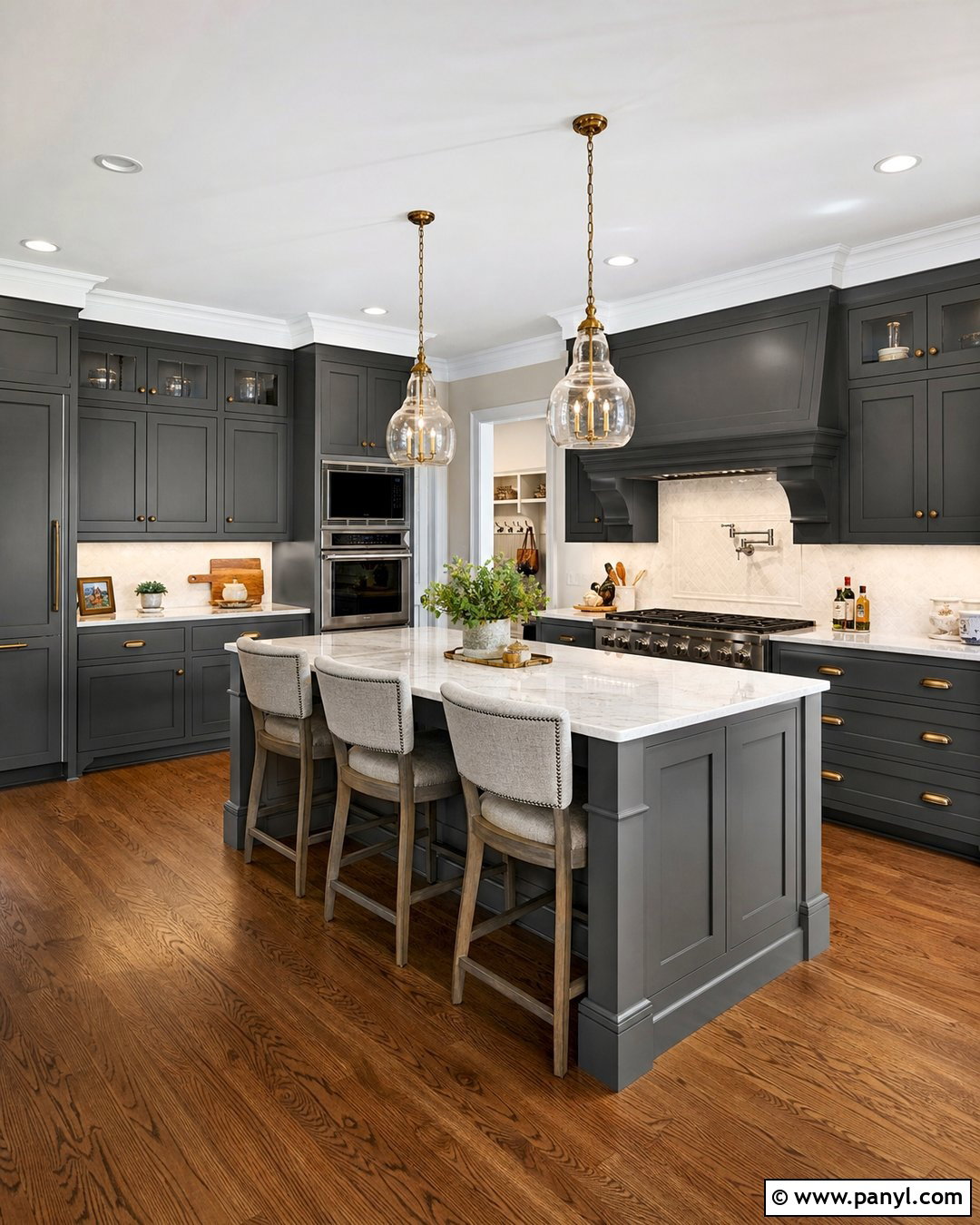 Ivory Walls With Grey Kitchen Cabinets - 30 Grey Kitchen Cabinets Wall Color Ideas