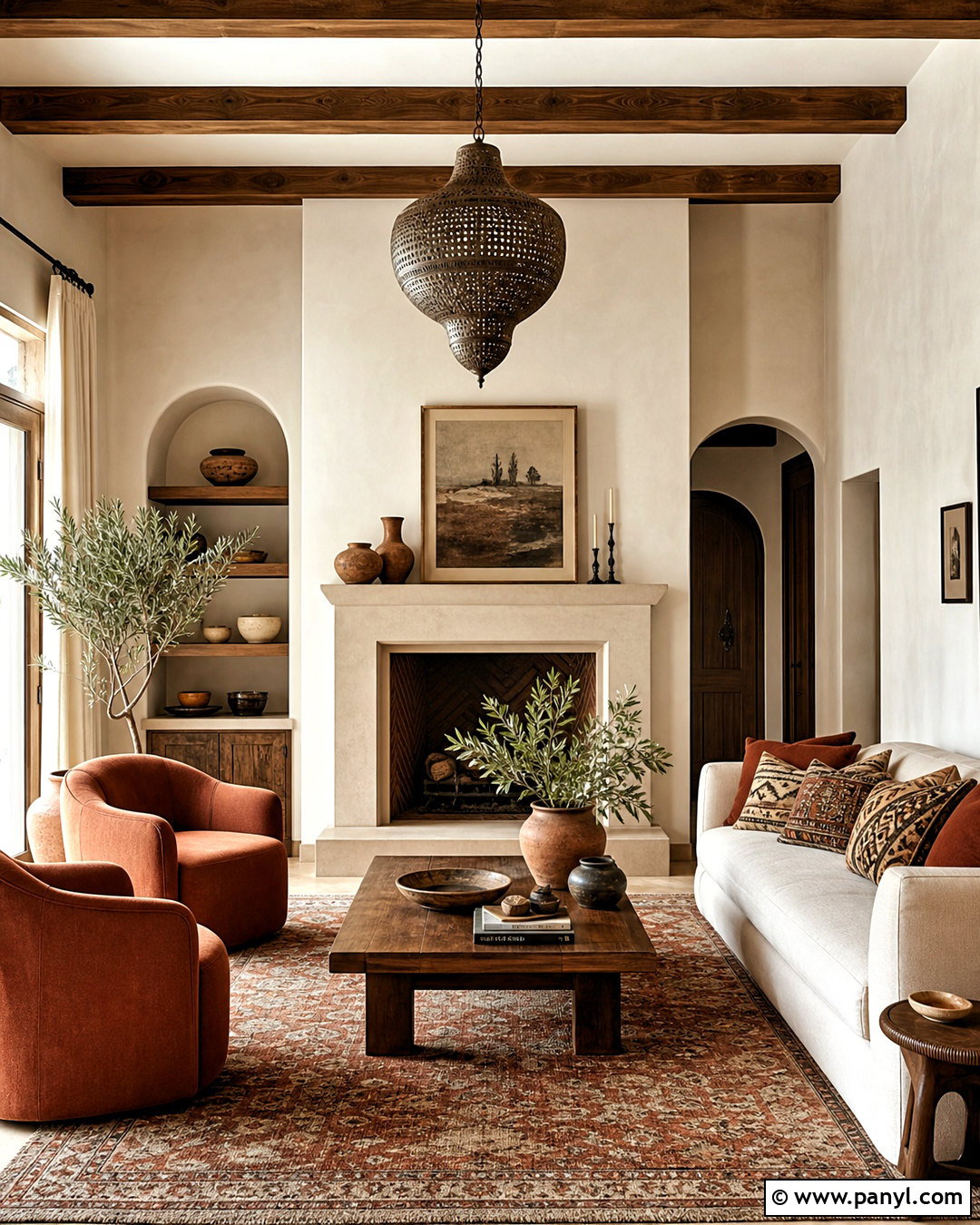 Ivory Walls With Terracotta - 20 ivory color walls
