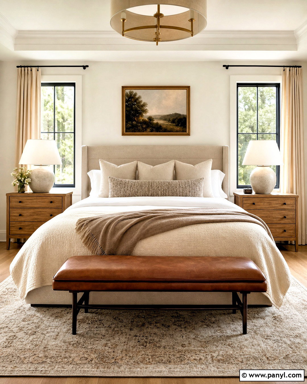 Ivory Walls in a Cozy Bedroom - 20 ivory color walls
