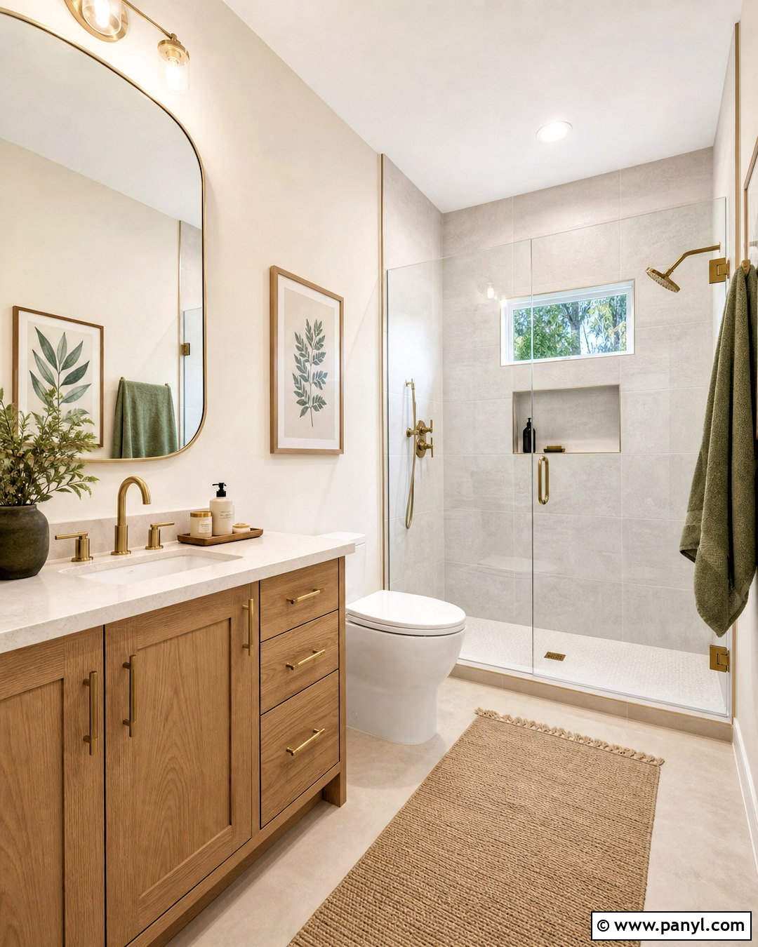 Ivory Walls in a Spa Bathroom - 20 ivory color walls