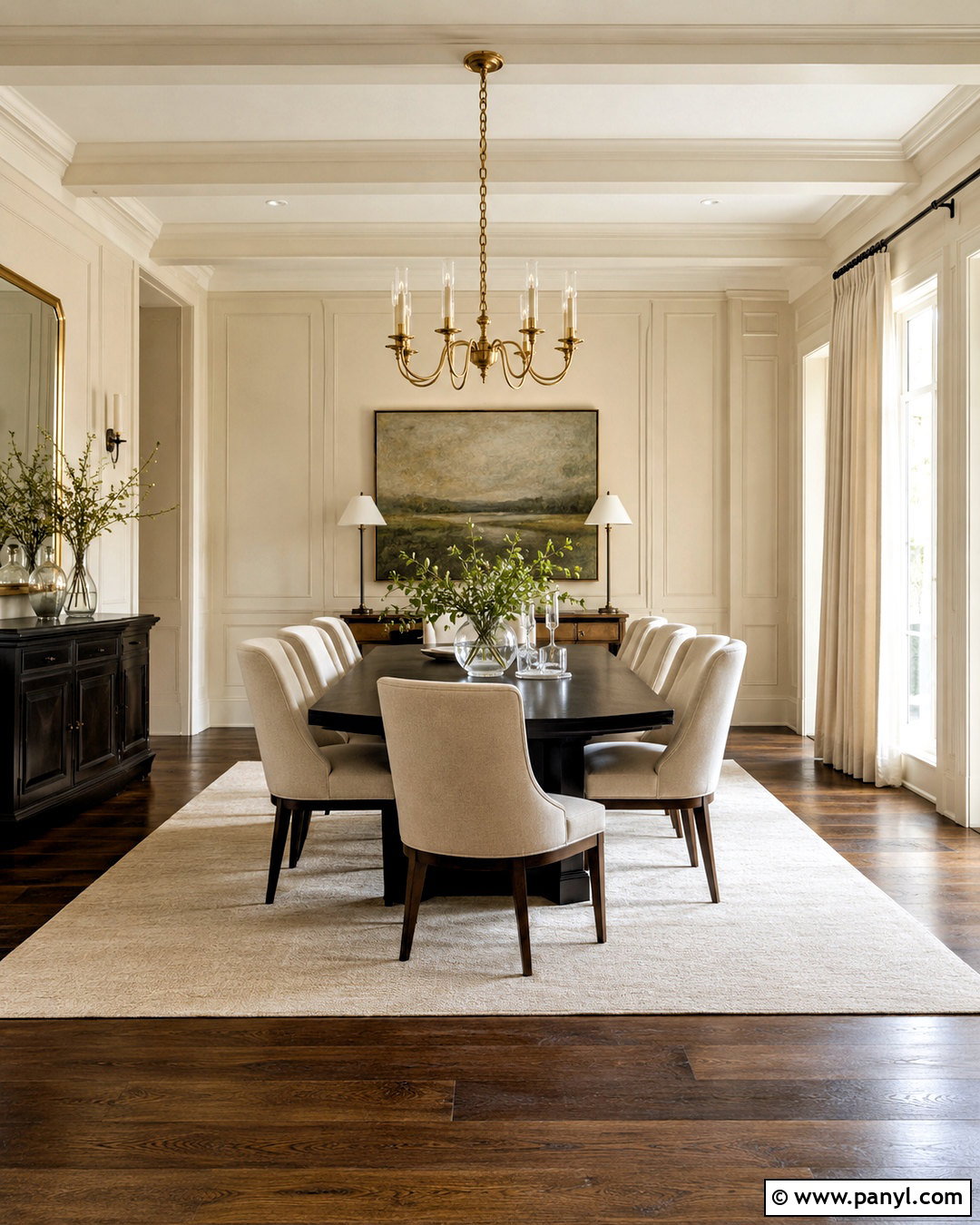 Ivory With Dark Wood - 20 paint colors that go with dark wood ideas