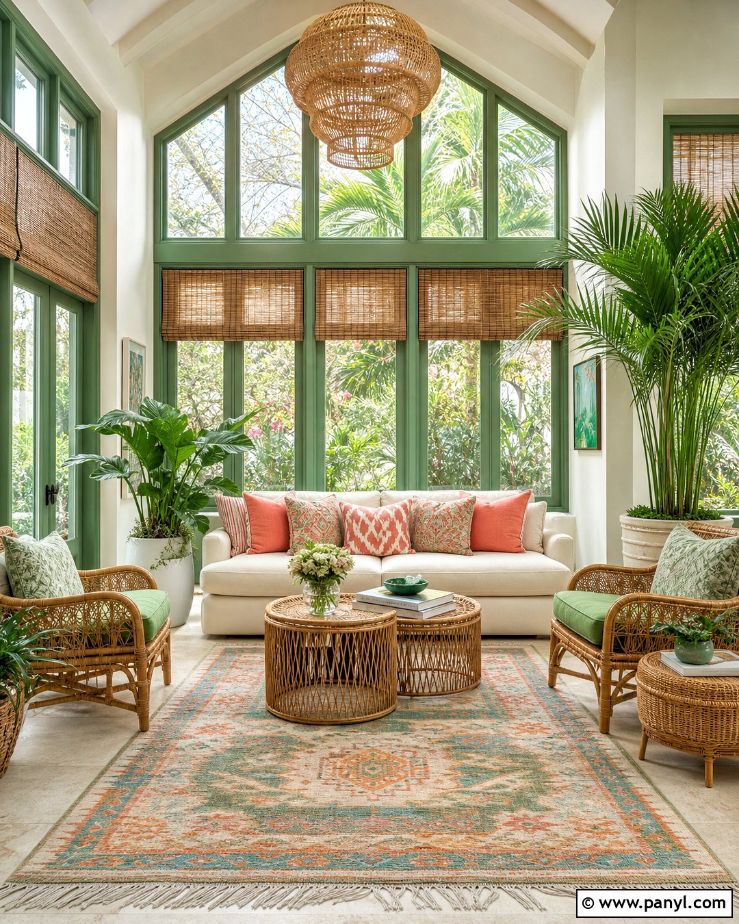 Jade Green And Coral - 20 green color palette ideas