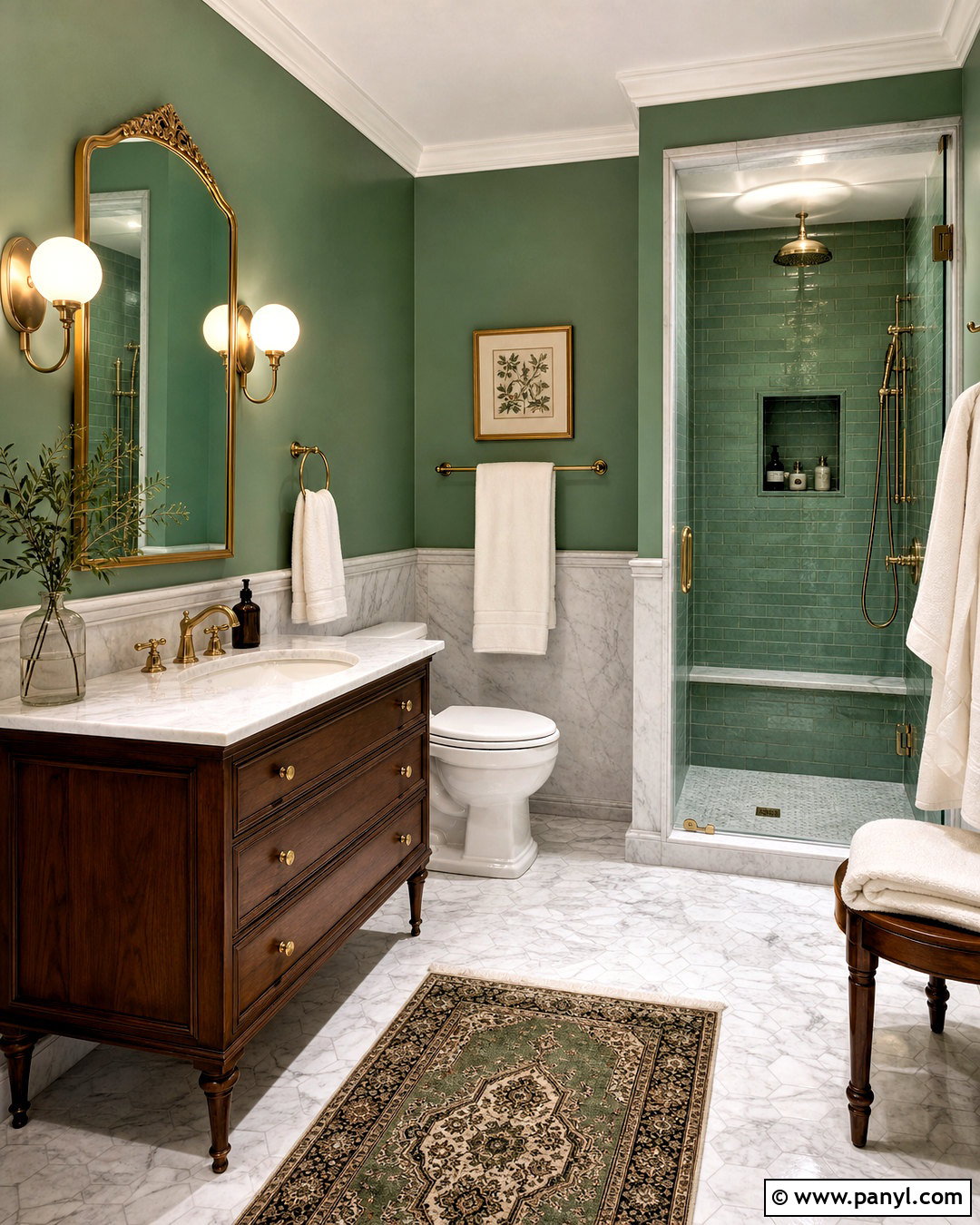 Jade Green And Gold Bathroom - 20 jade green bathroom ideas