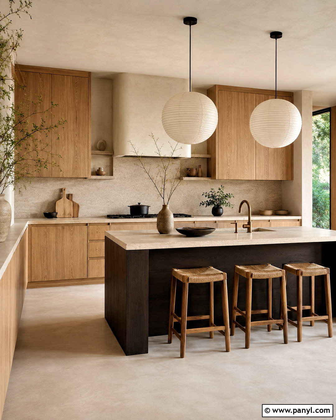 Japandi Brown And Beige Kitchen - 20 brown and beige kitchen ideas