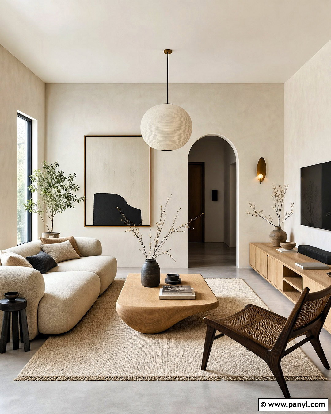 Japandi Light Gray Floor Living Room - 20 light gray floors living room ideas