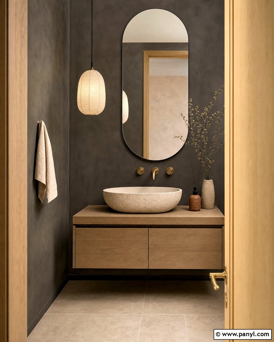 Japandi Powder Room - 20 japandi interiors
