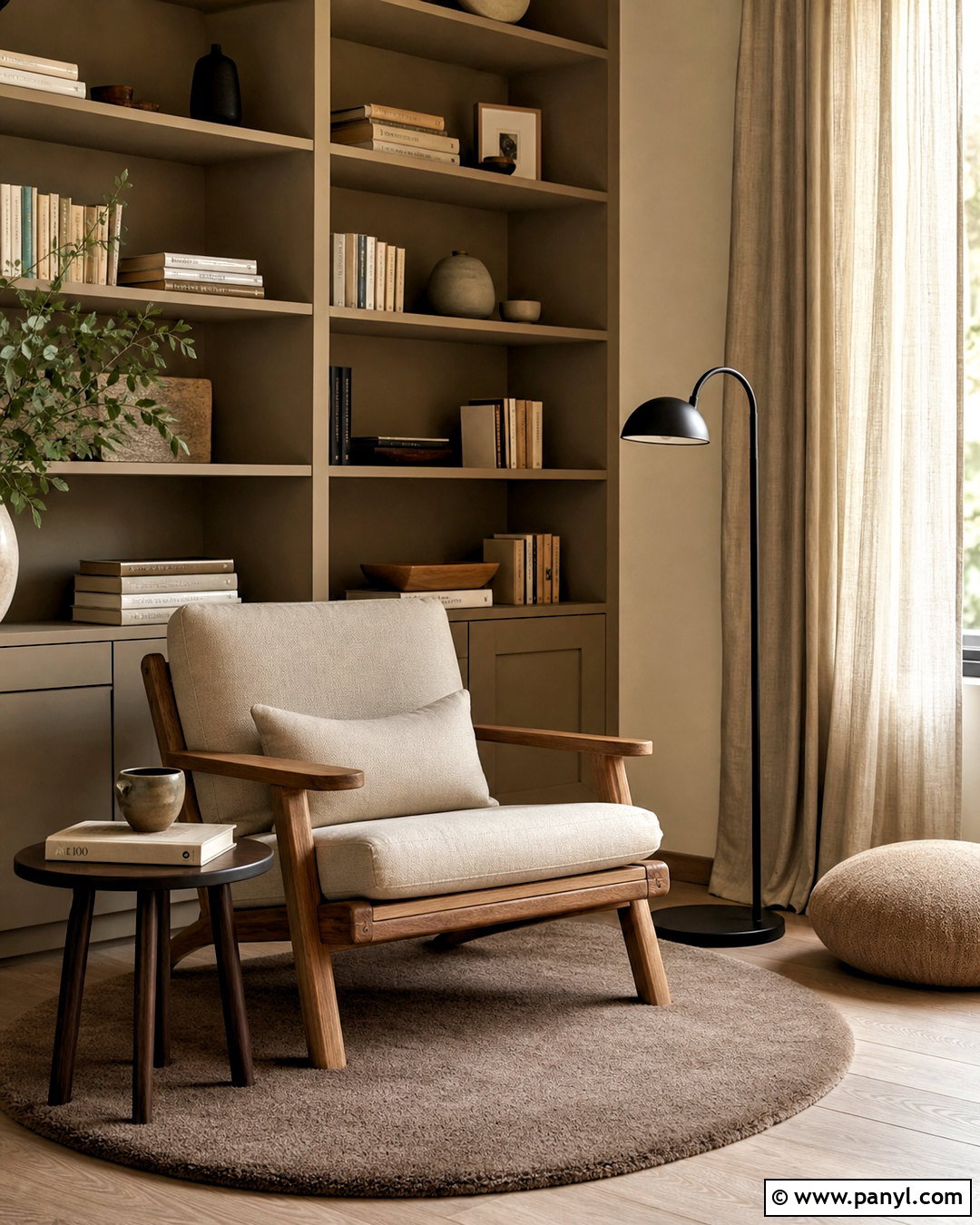 Japandi Reading Nook - 20 japandi interiors