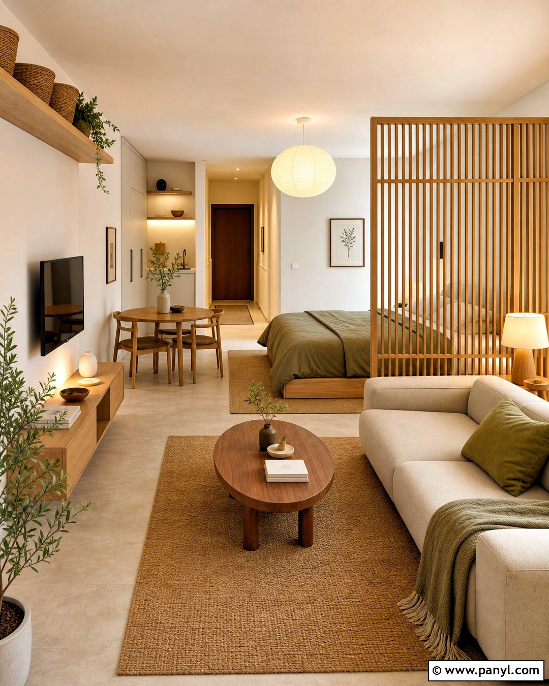 Japandi Studio Apartment - 20 japandi interiors
