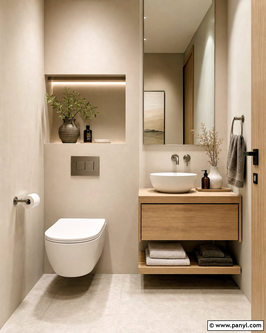 Japandi Toilet Room - 20 toilet design ideas