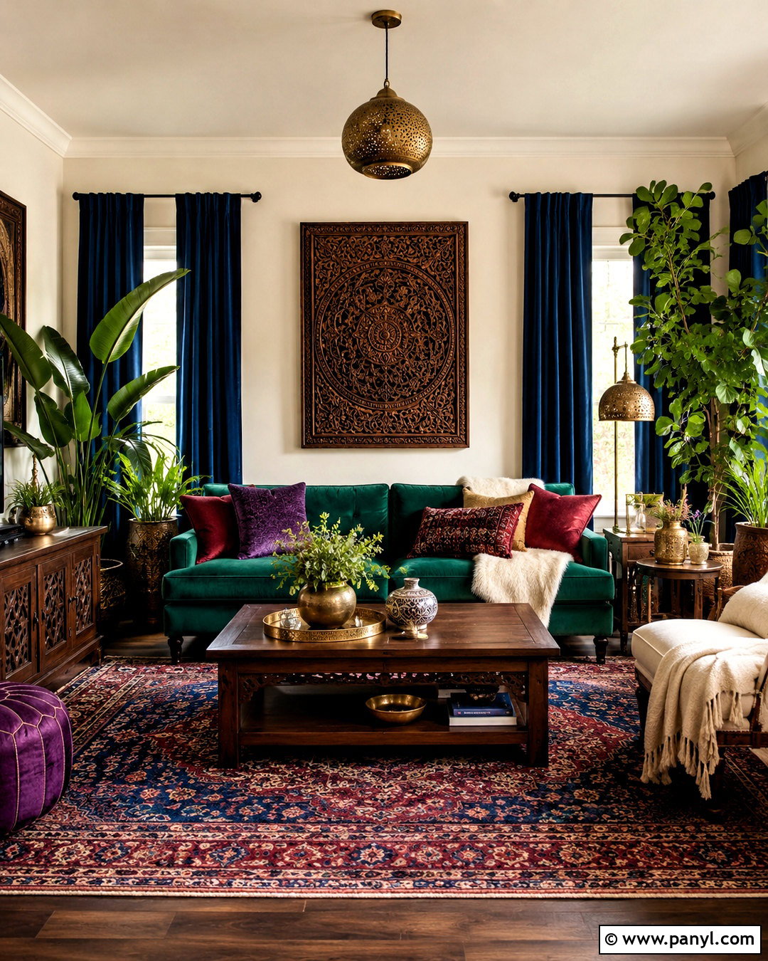 Jewel Tone Boho Color Palette - 20 boho chic color palette ideas