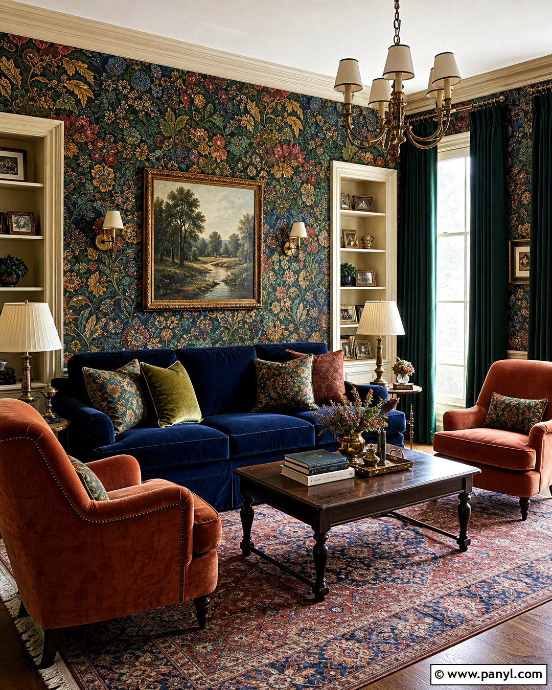 Jewel Tone Wallpaper Living Room - 20 wallpaper backgrounds living room ideas