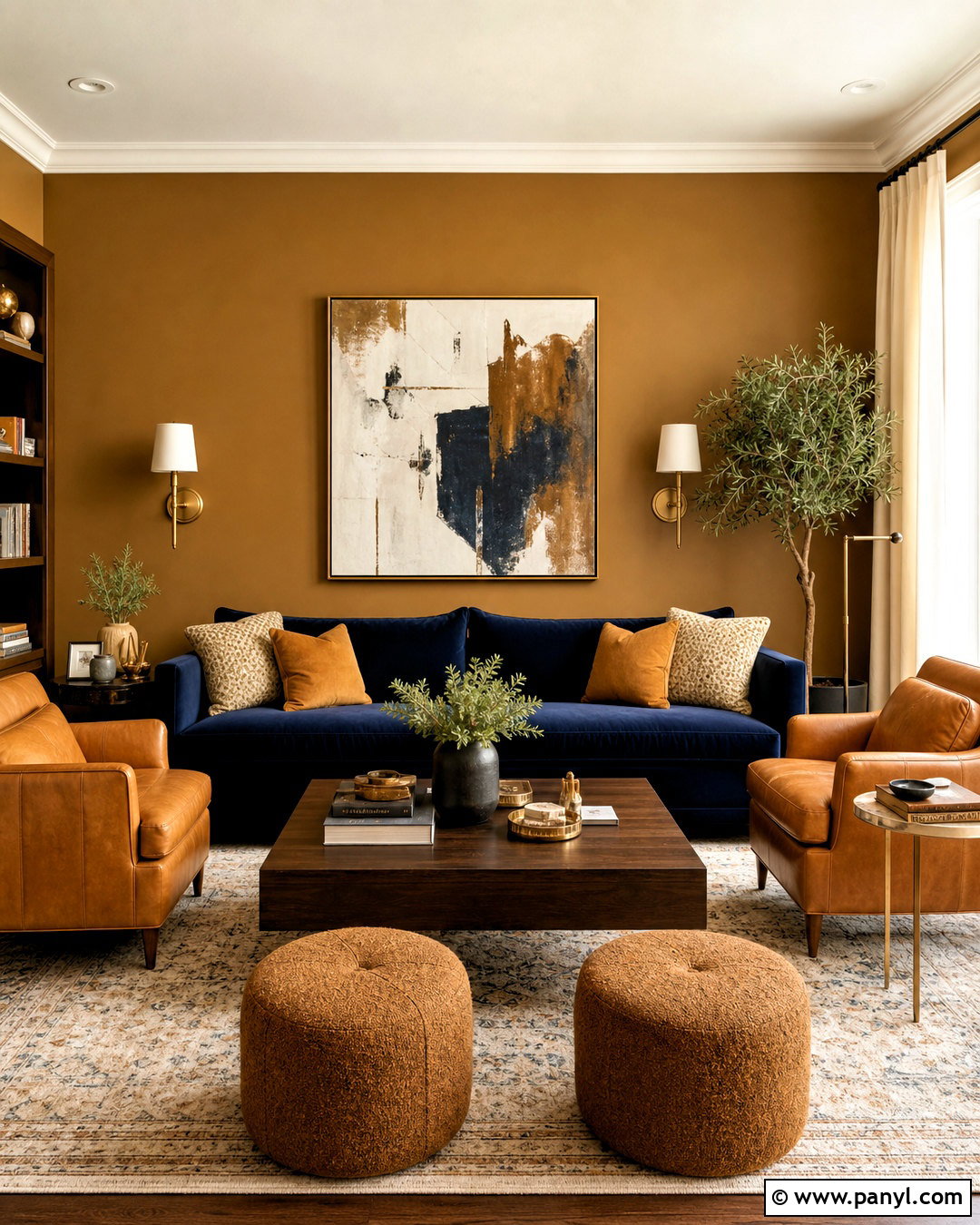Jotun 10963 Golden Bronze Living Room - 20 jotun paint wall colours living rooms