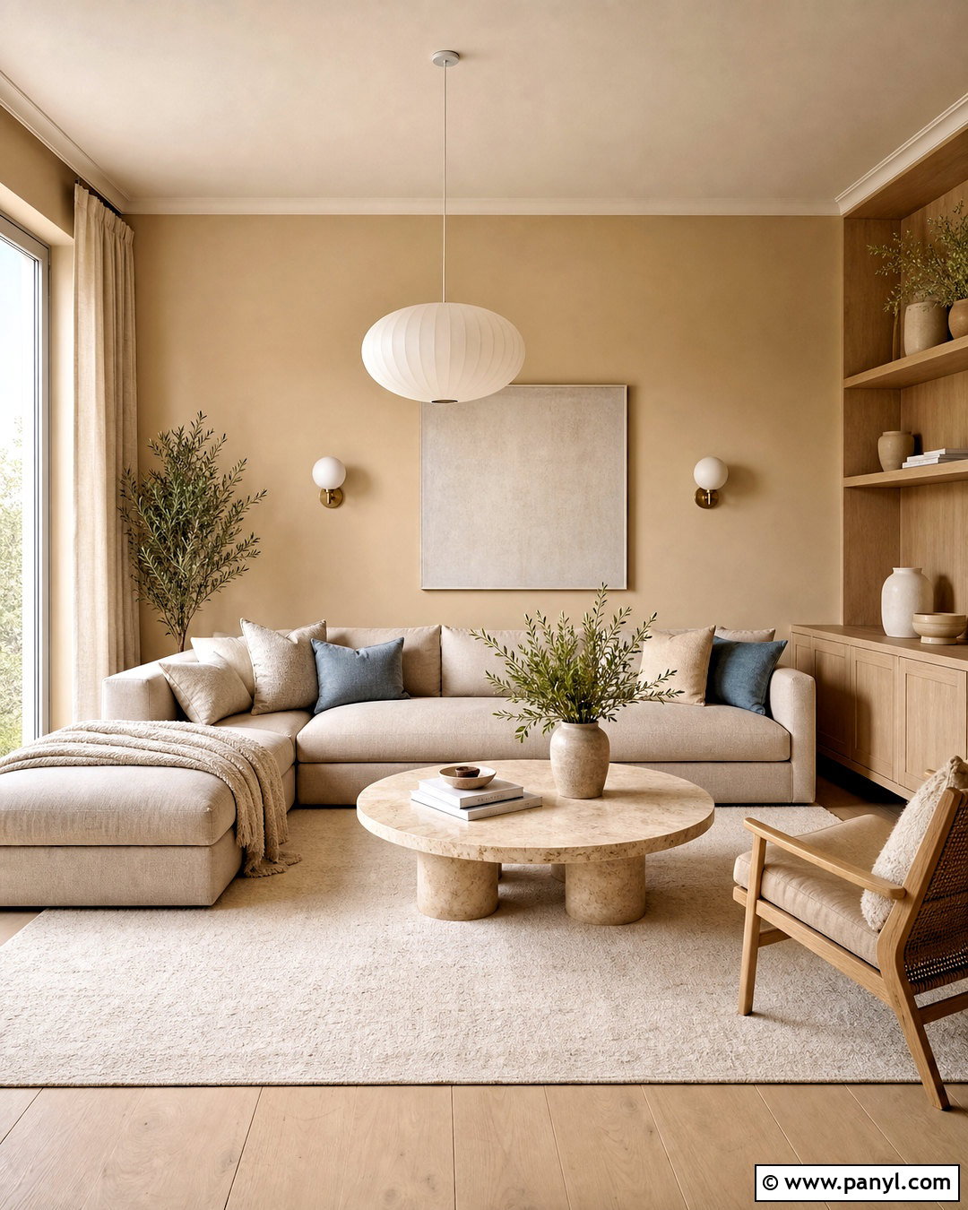 Jotun 12313 Soft Dunes Living Room - 20 jotun paint wall colours living rooms