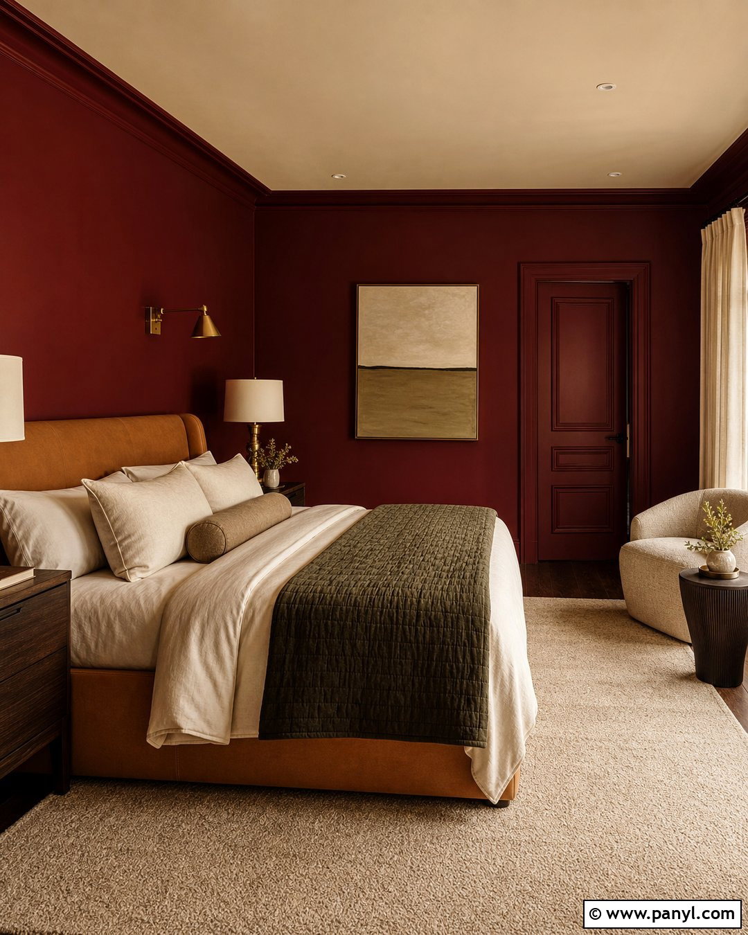 Jotun 2951 Sophisticated Red Bedroom - 25 Jotun Paint Wall Colours Bedrooms