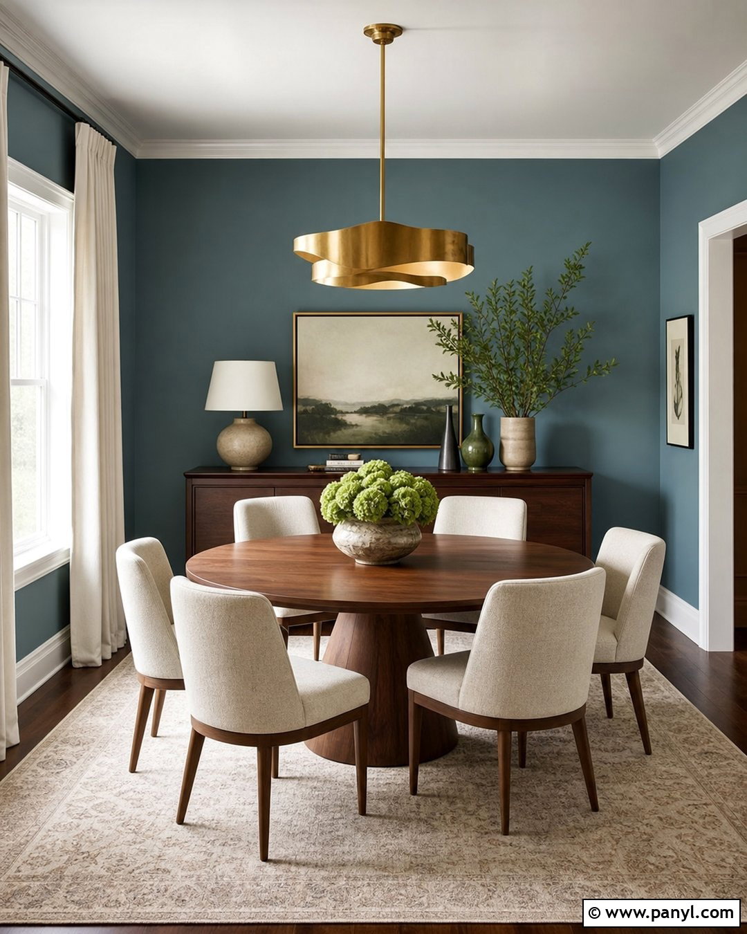 Jotun Athenian Blue Dining Room - 30 Jotun Color Wall Colours