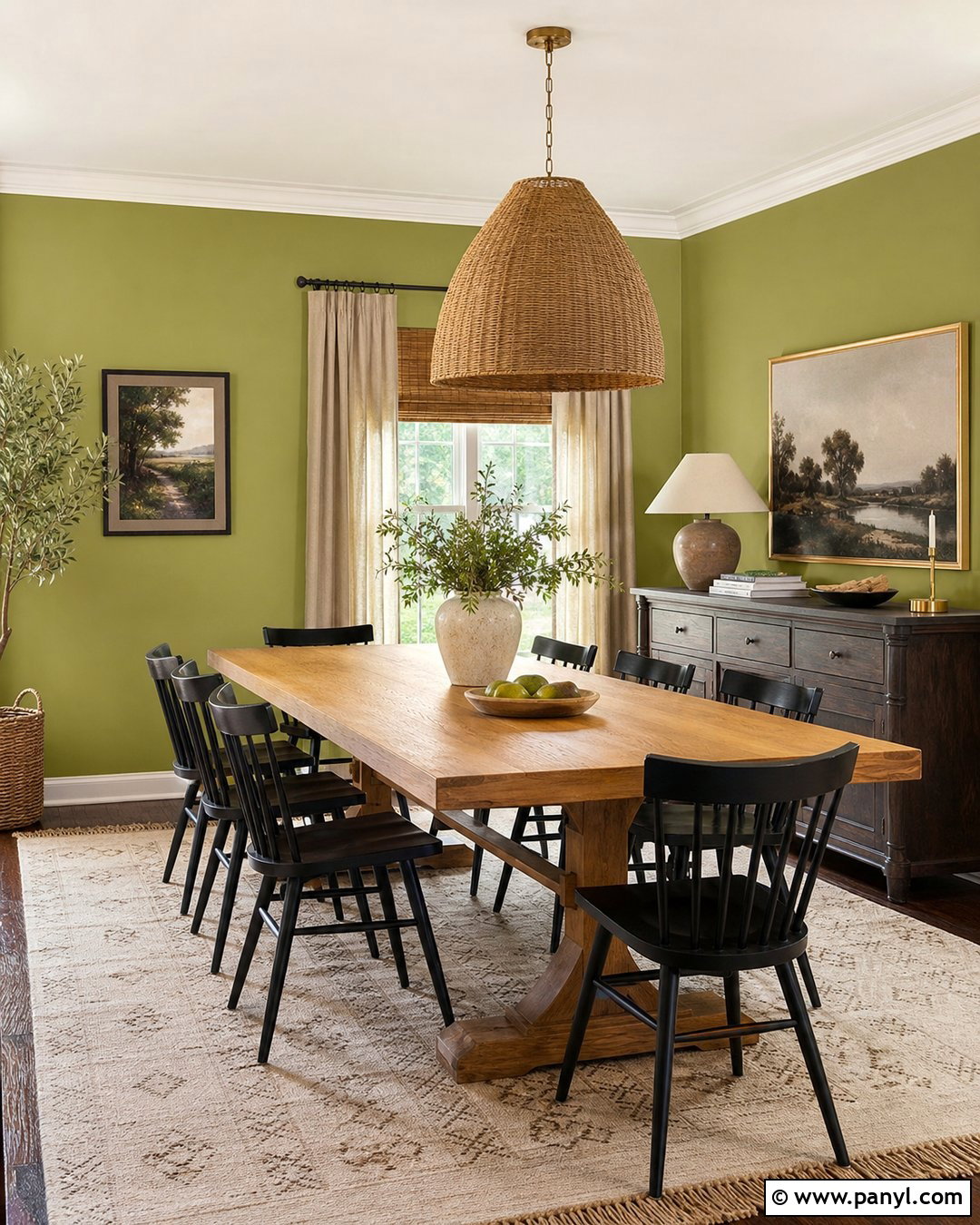 Jotun Avocado Green Dining Room - 30 Jotun Color Wall Colours