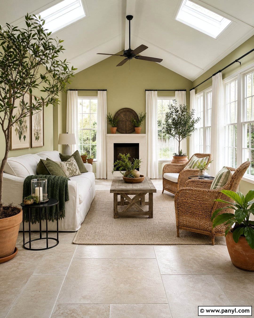 Jotun Forest Light Sunroom - 30 Jotun Color Wall Colours