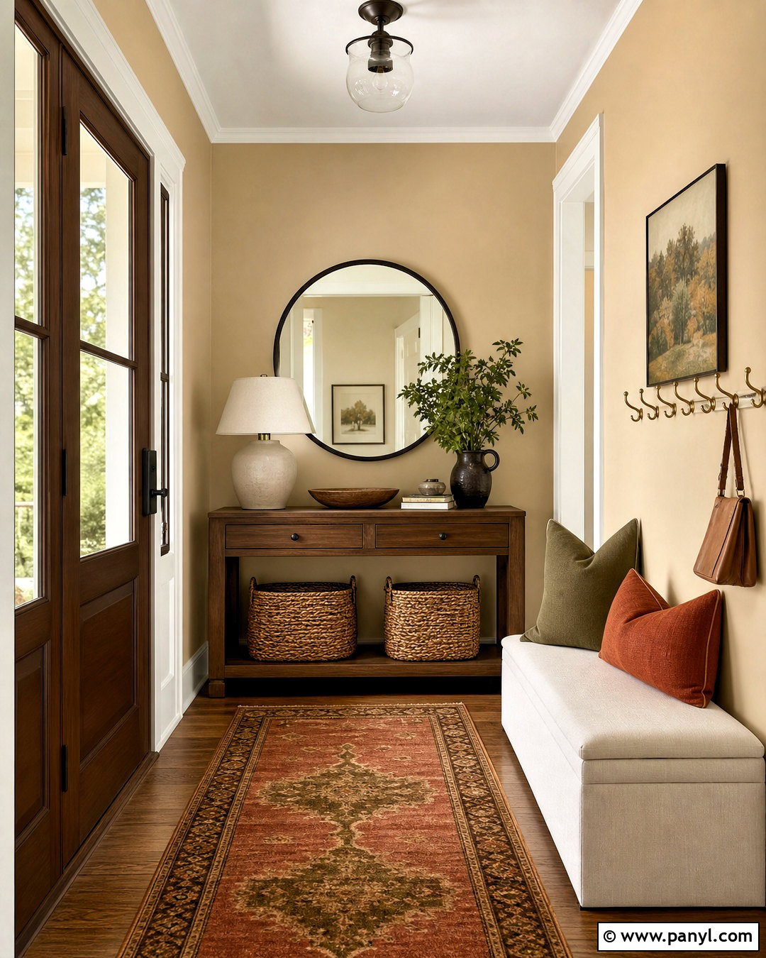 Jotun Ginger Tea Entryway - 20 jotun color palette ideas