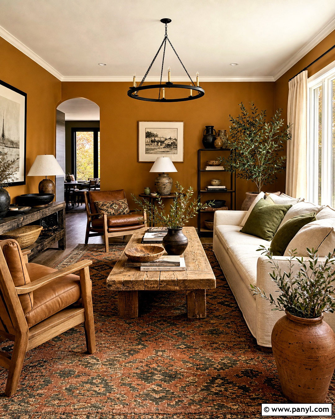 Jotun Golden Bronze Living Room - 20 jotun color palette ideas