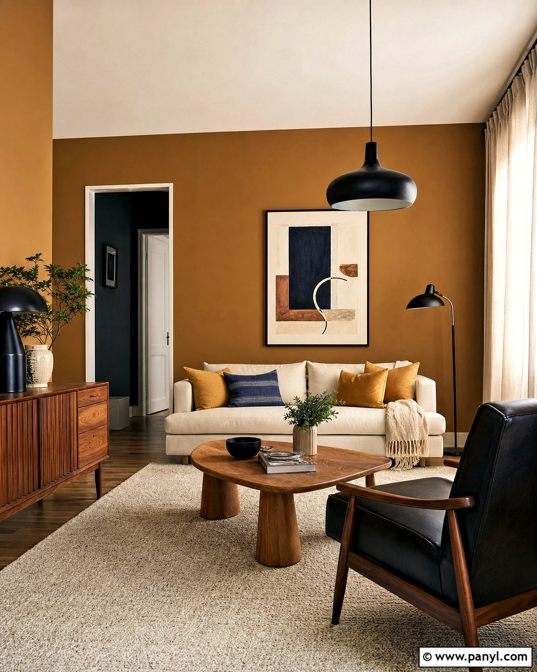 Jotun LADY Caramel Brown Living Room - 20 jotun lady ideas