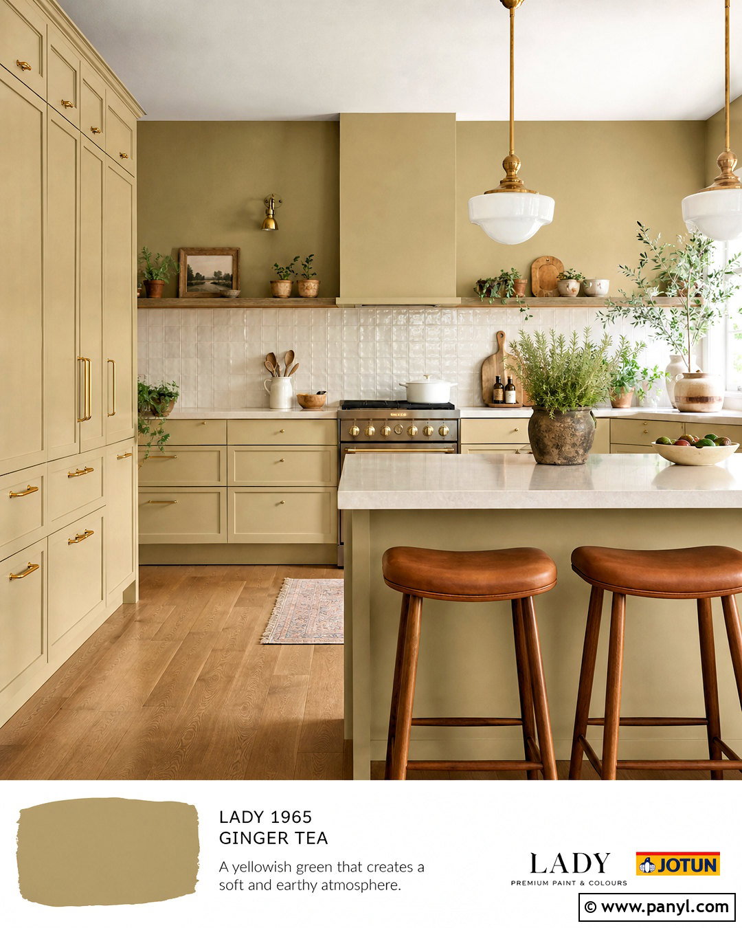 Jotun LADY Ginger Tea Kitchen - 20 jotun lady ideas