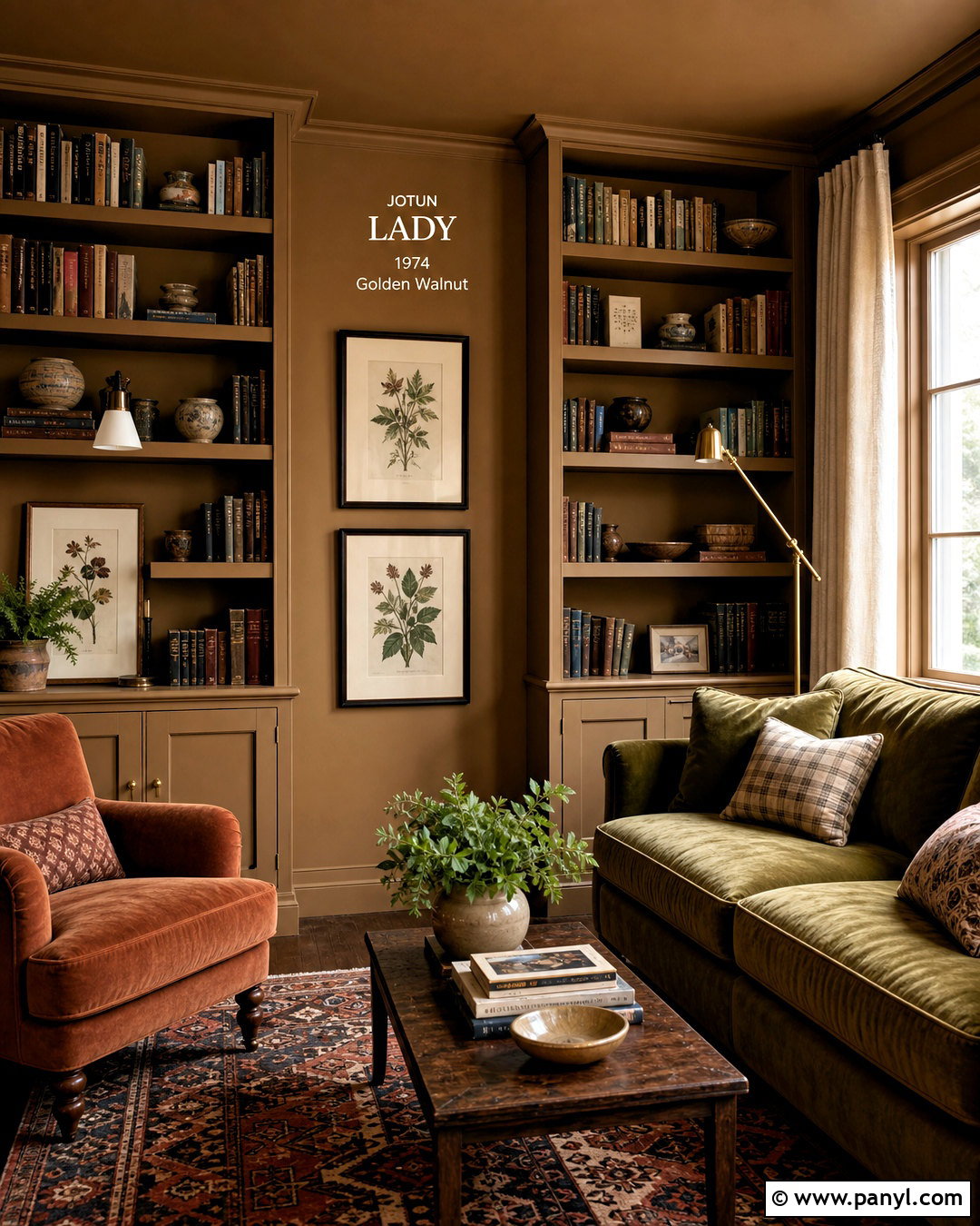 Jotun LADY Golden Walnut Library - 20 jotun lady ideas