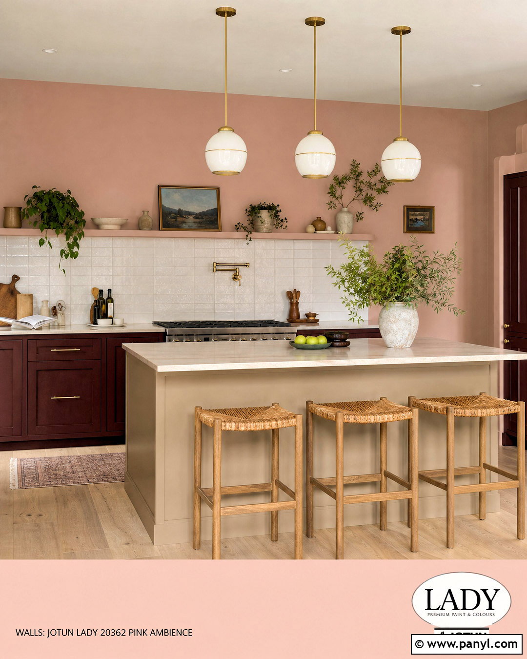 Jotun LADY Pink Ambience Kitchen - 20 jotun lady ideas