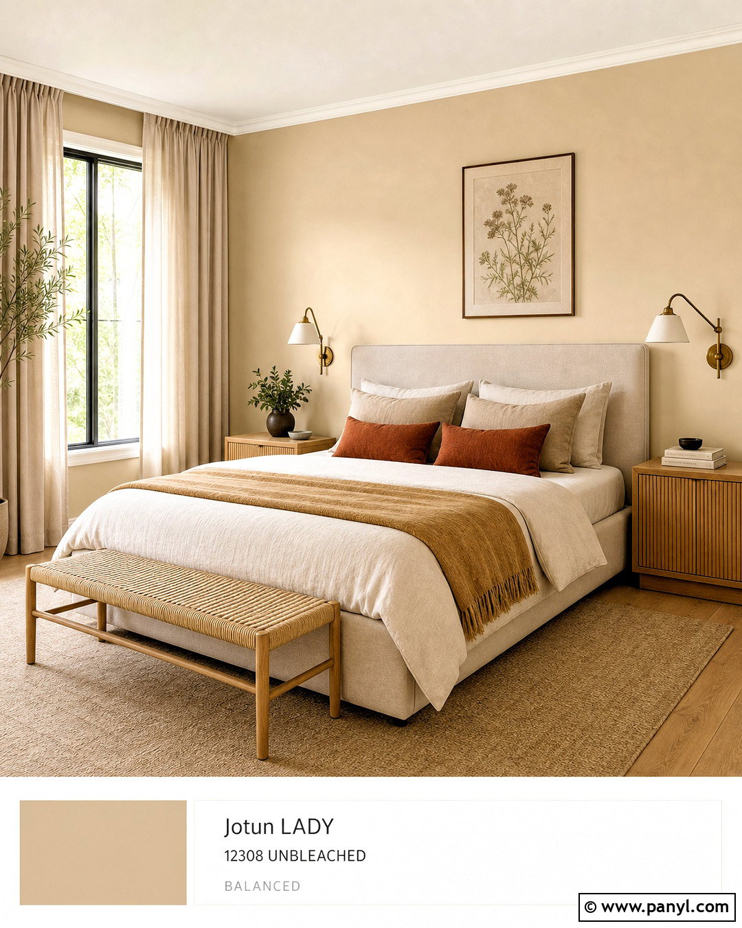 Jotun LADY Unbleached Bedroom - 20 jotun lady ideas