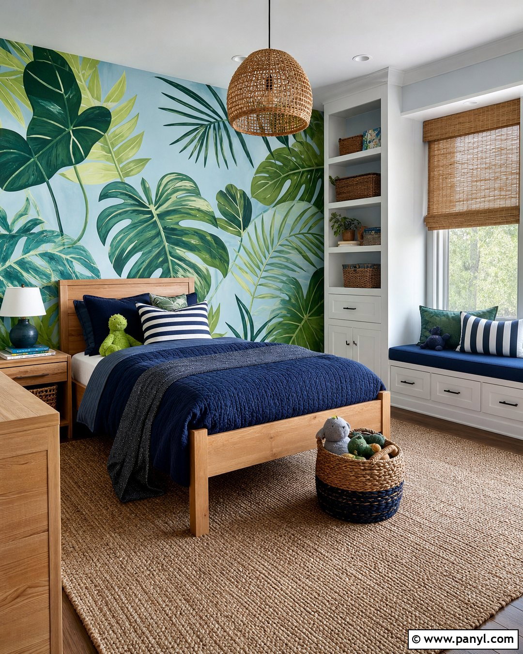 Jungle Leaf Kids Bedroom Wall - 20 Wall Paint Leaves