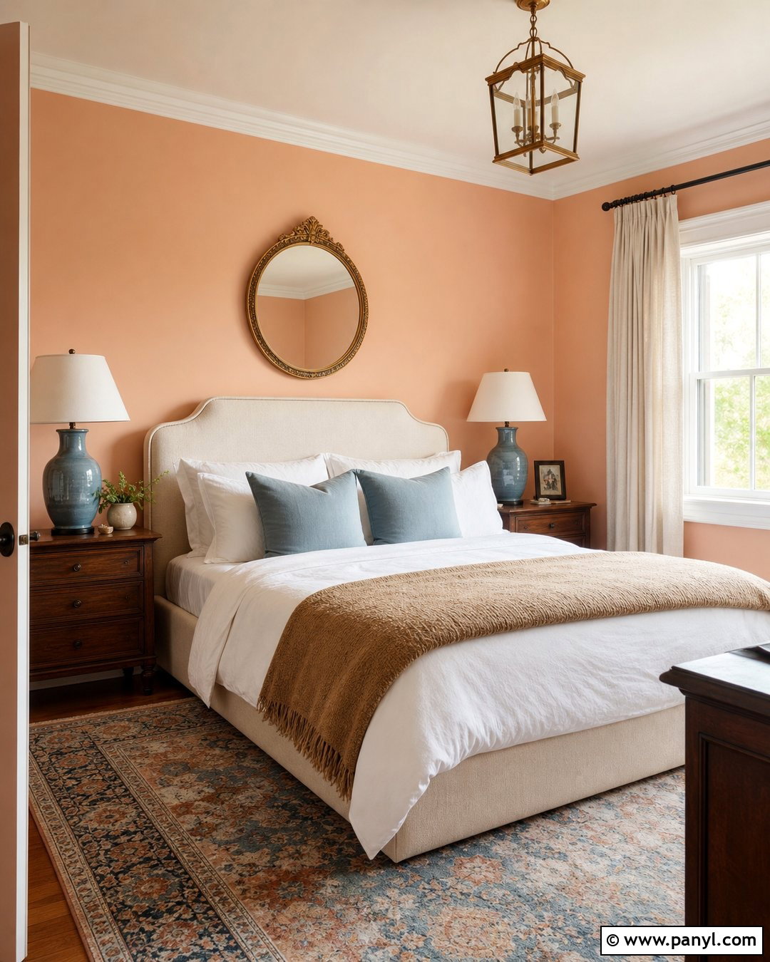 Just Peachy 2173-60 Guest Bedroom - 20 Peach Benjamin Moore Wall Colors