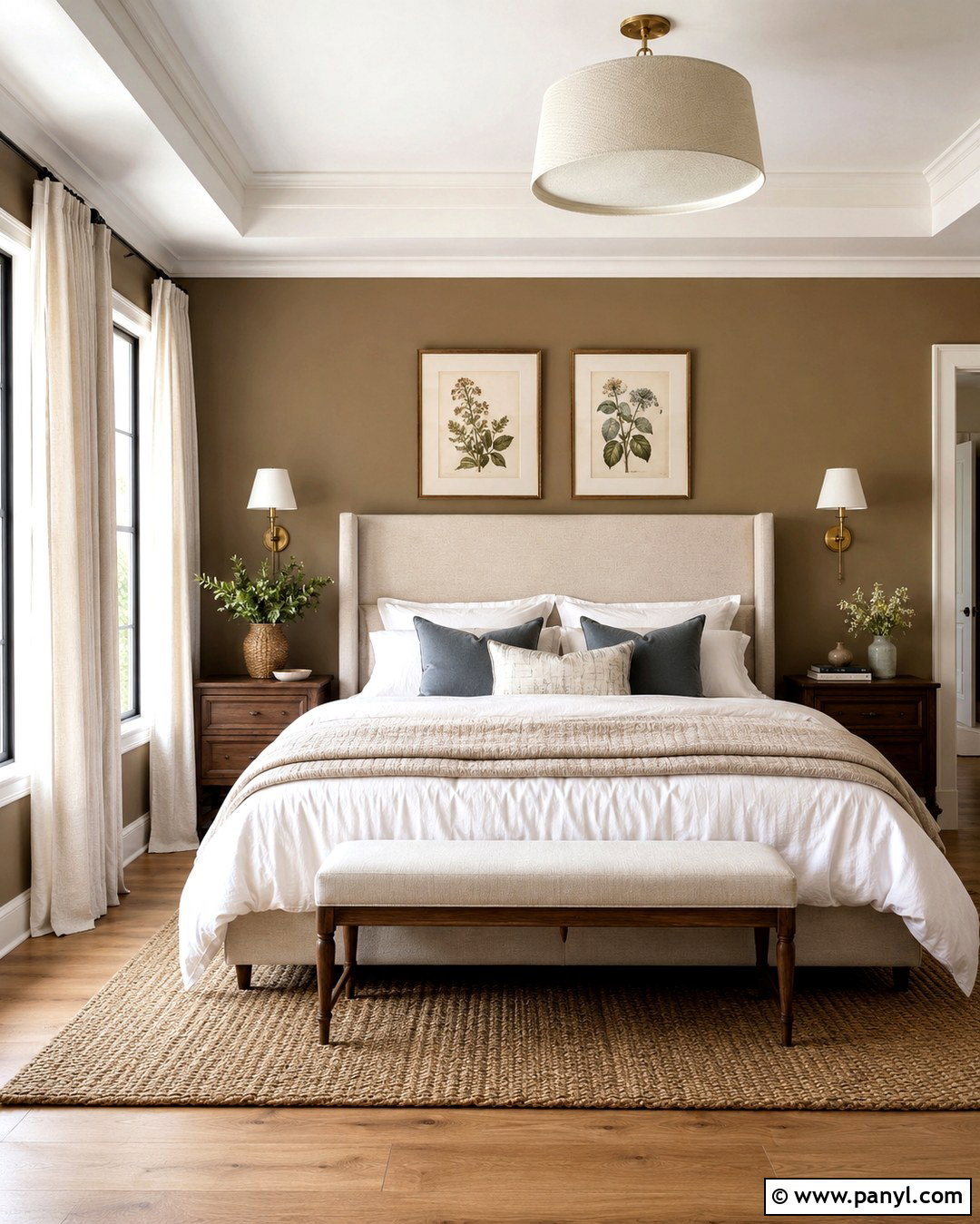 Khaki Accent Wall Bedroom - 20 Khaki Accent Wall Ideas