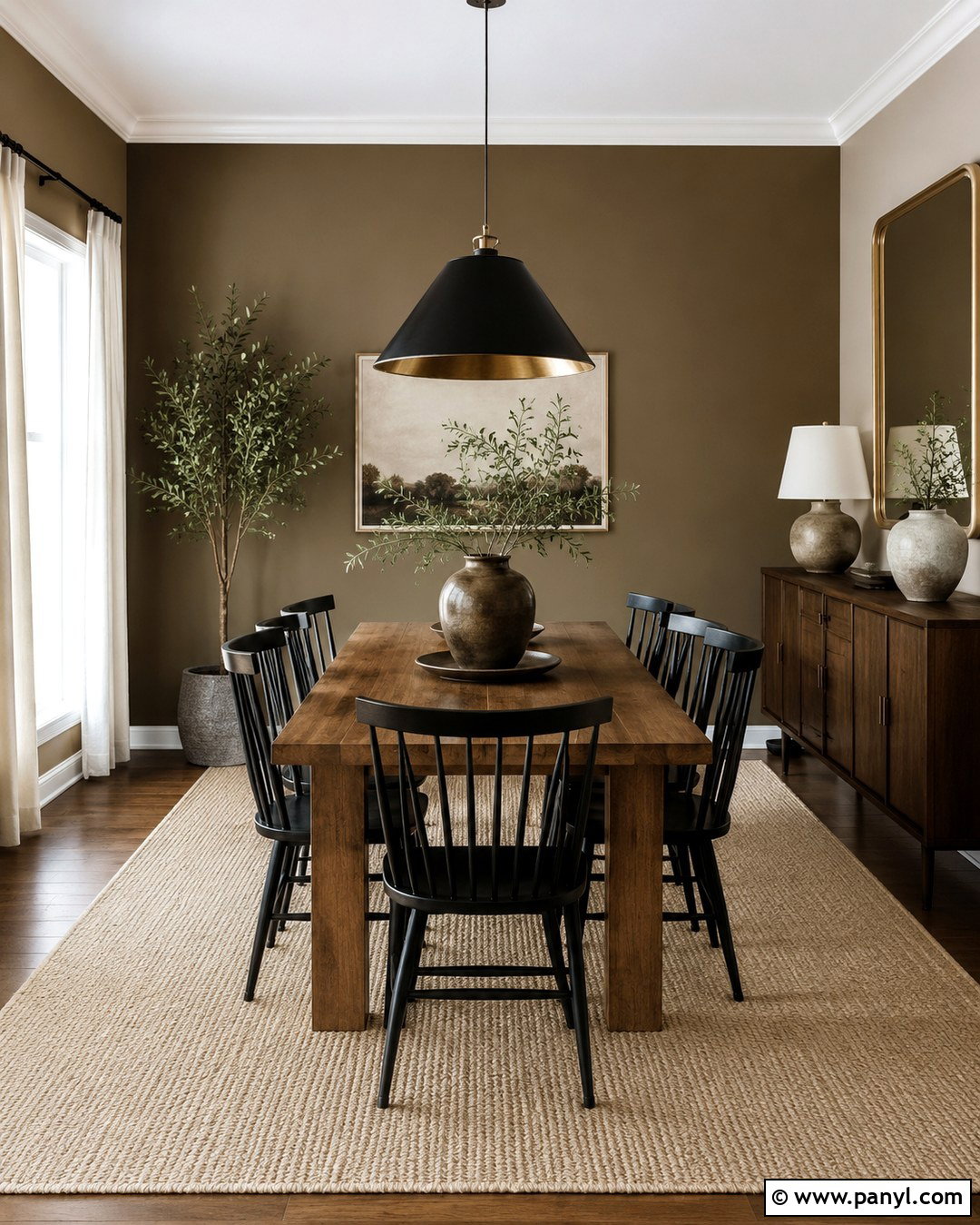 Khaki Accent Wall Dining Room - 20 Khaki Accent Wall Ideas