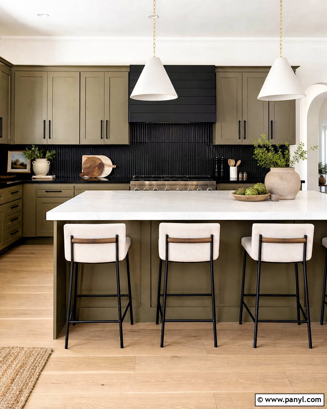 Khaki And Black Kitchen - 20 khaki kitchen ideas