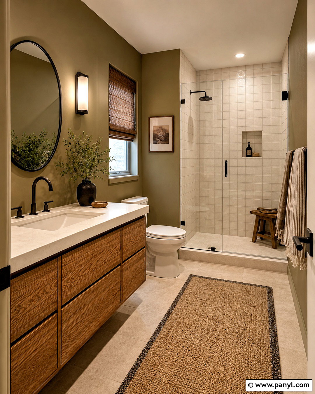 Khaki Bathroom - 35 trending bathroom colors