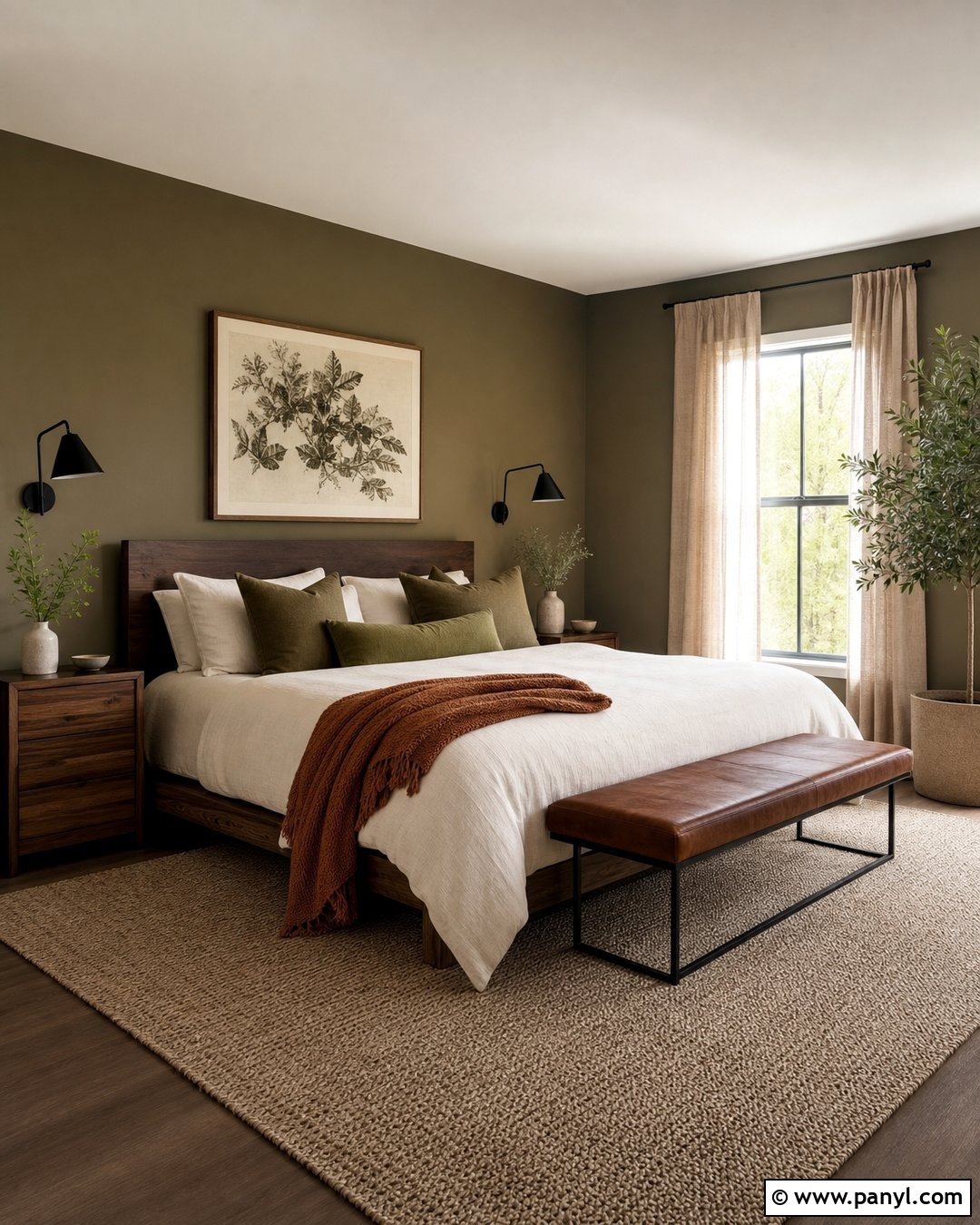Khaki Bedroom Wall Color - 50 wall colour ideas