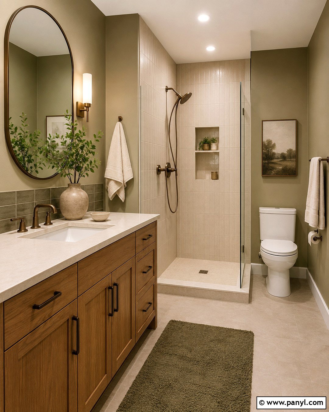 Khaki Beige Bathroom - 20 Beige Bathroom Colors