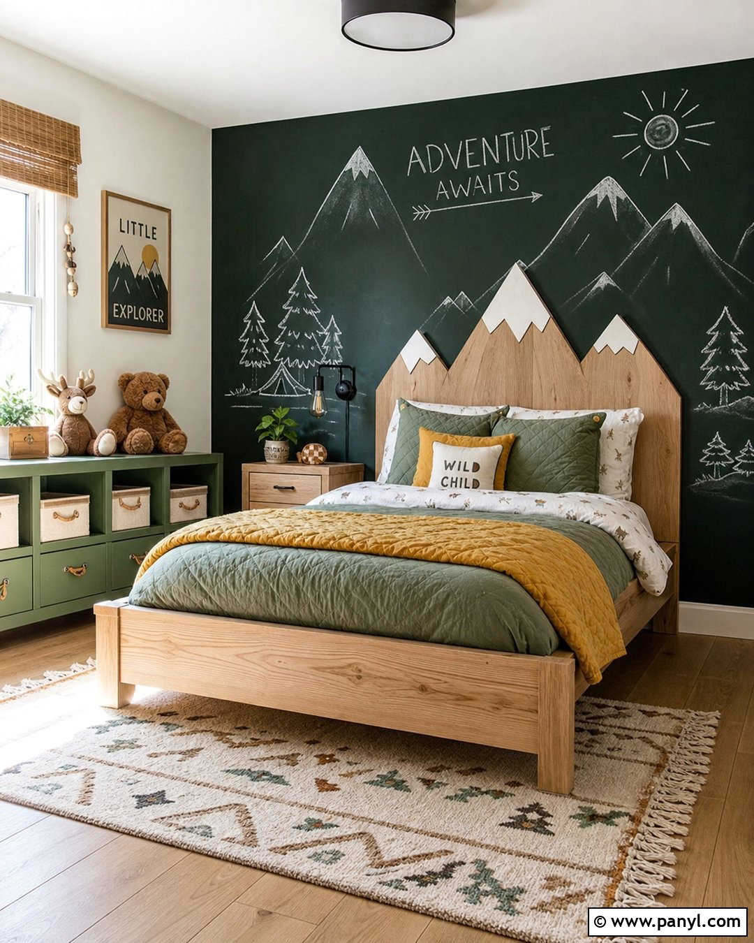 Kids Bedroom Chalkboard Wall - 20 Chalkboard Painted Wall Ideas