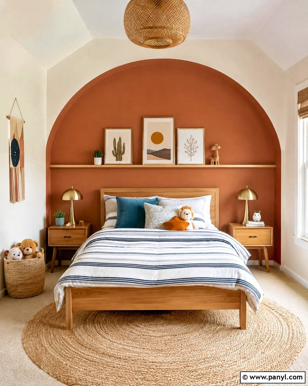 Kids Bedroom Painted Arch - 20 kids bedroom wall painting ideas