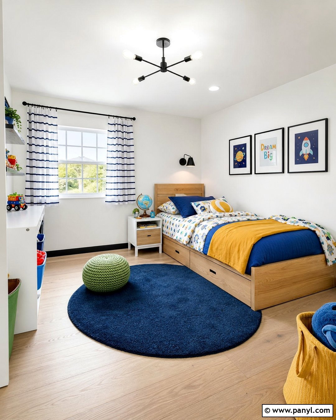 Kids Bedroom With White Walls And Black Baseboards - 20 White Walls Black Baseboards