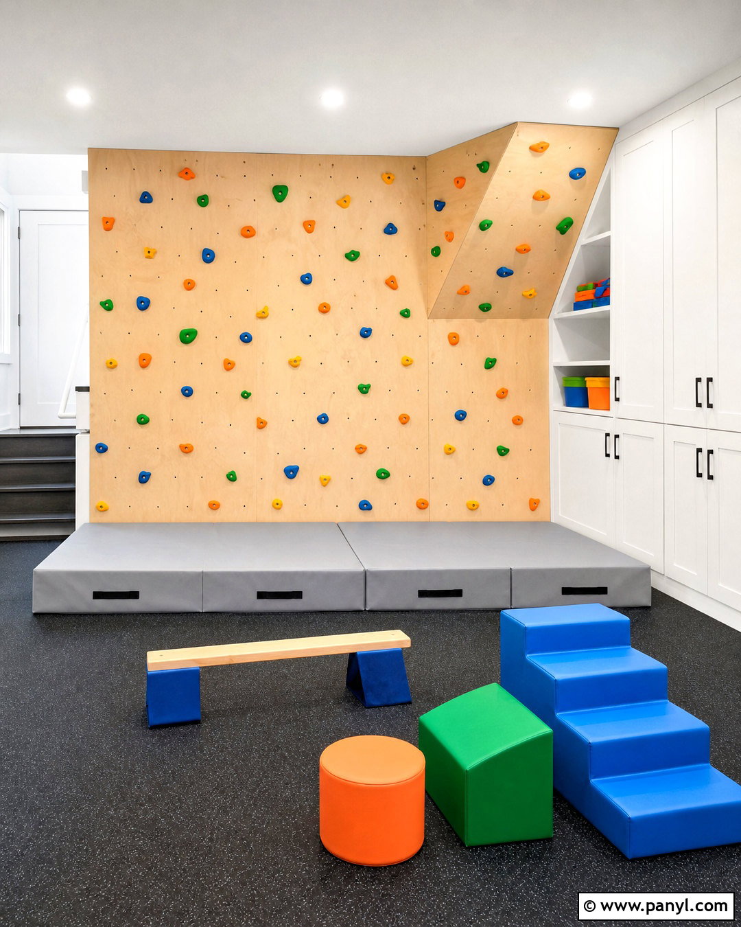 Kids Playroom Climbing Wall - 20 kids playroom wall ideas