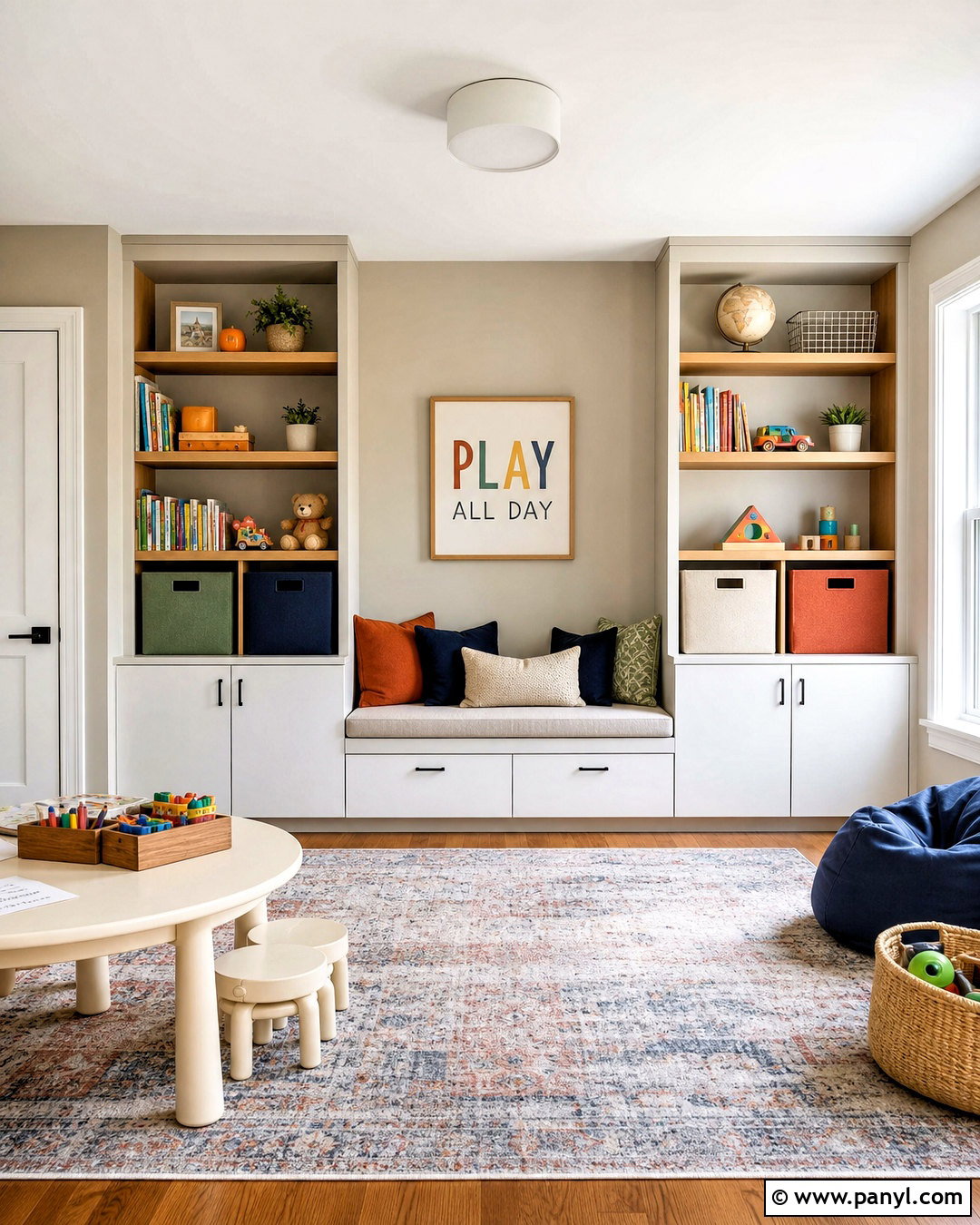 Kids Playroom Storage Wall - 20 kids playroom wall ideas