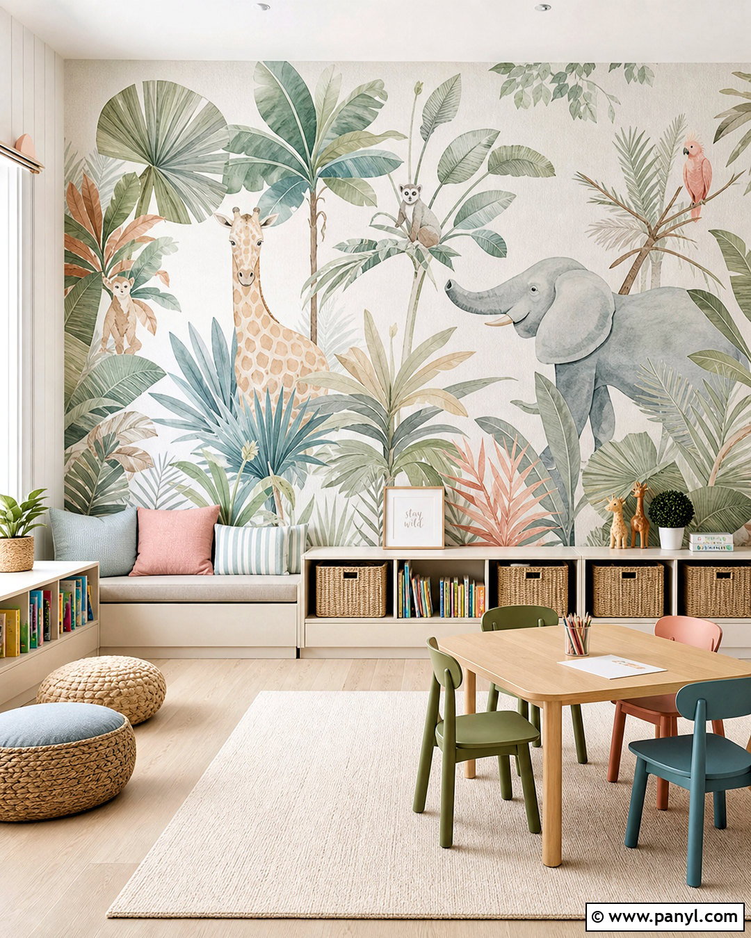 Kids Playroom Wallpaper Wall - 20 kids playroom wall ideas