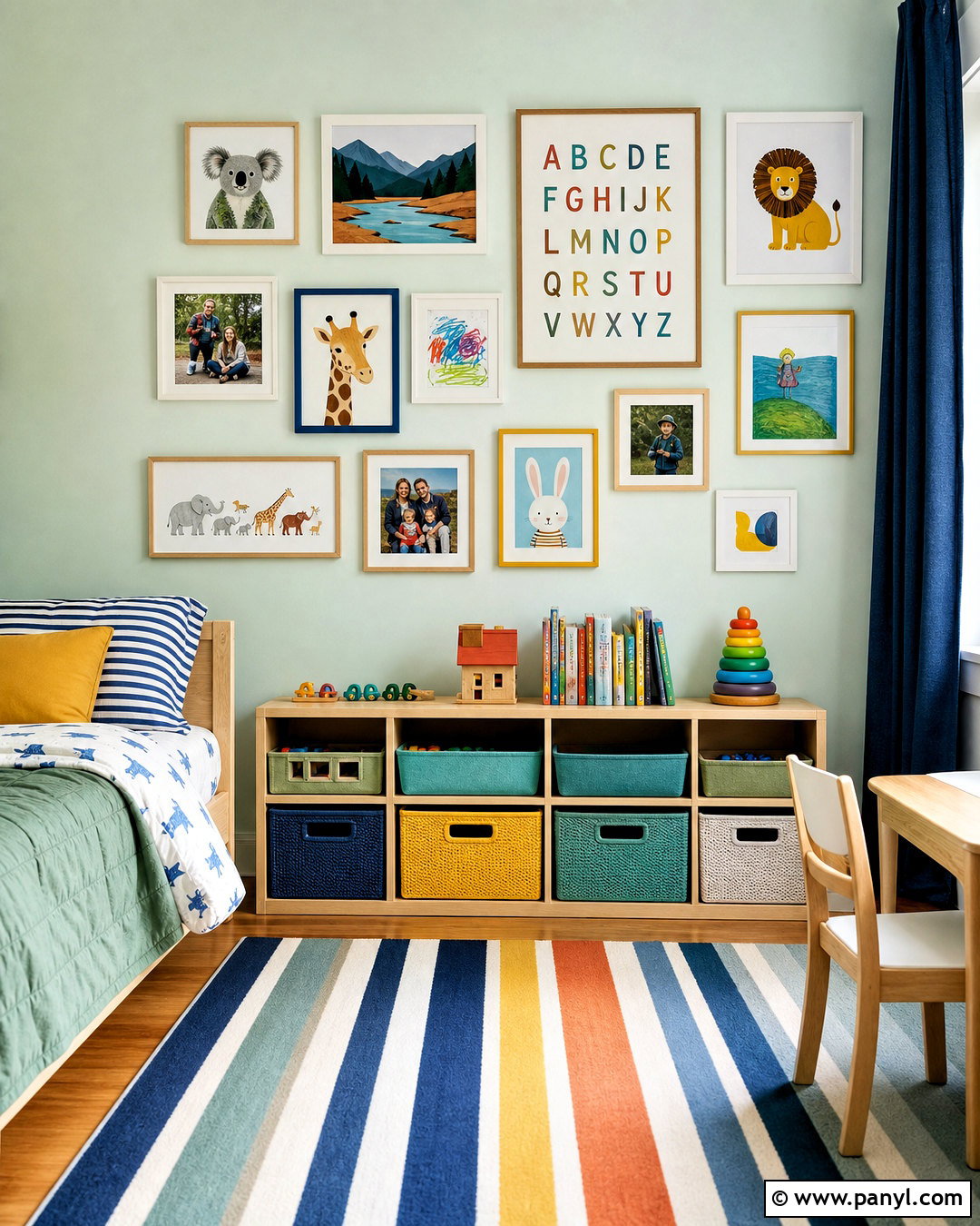 Kids Room Gallery Wall - 20 gallery wall ideas