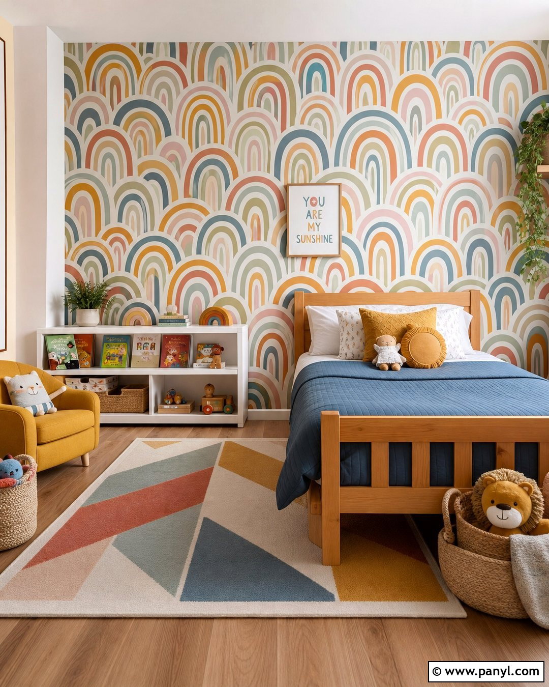Kids Room Rainbow Wallpaper - 25 Choose You Wallpaper Ideas