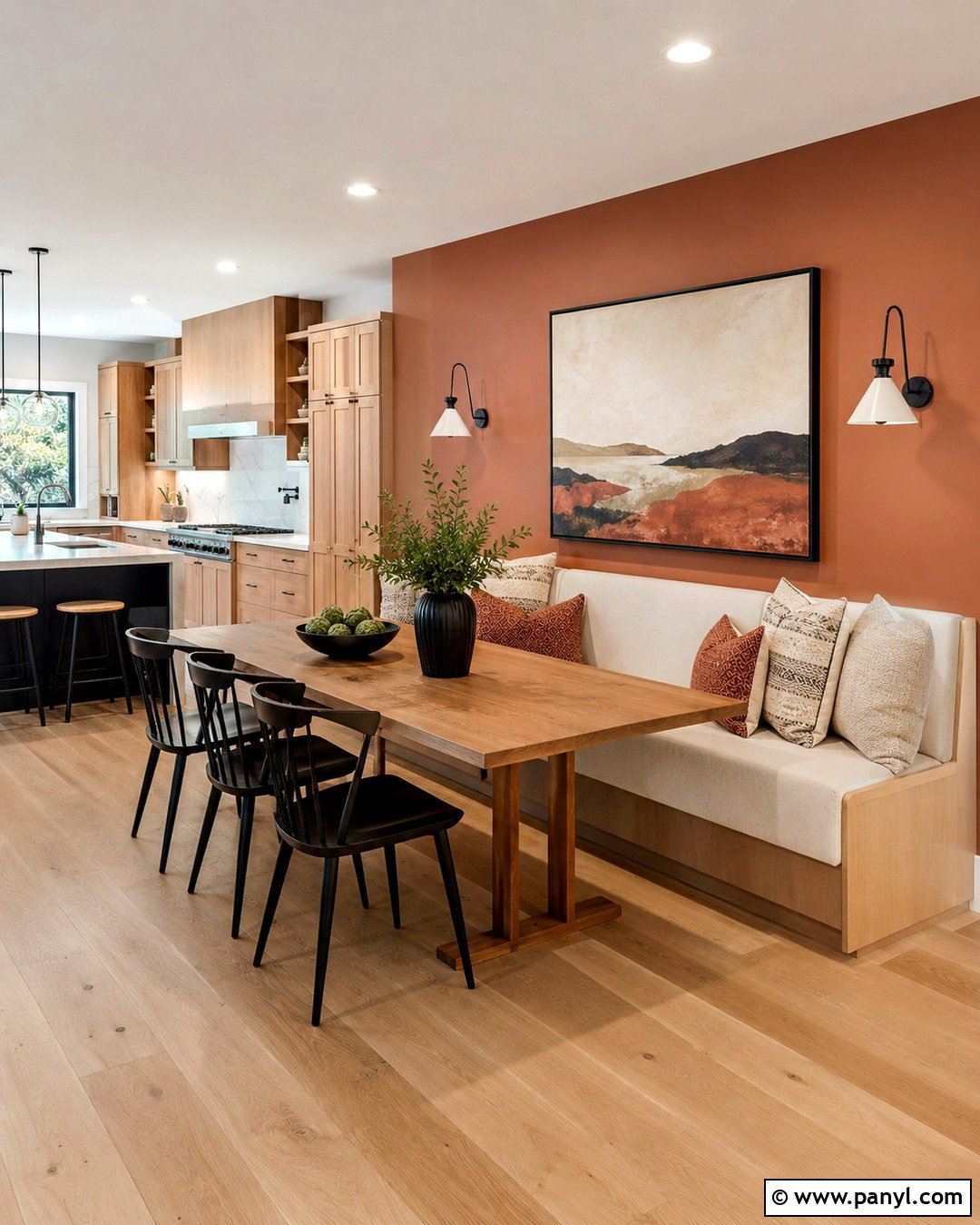 Kitchen Banquette Wall - 20 Which Walls To Paint Accent Ideas