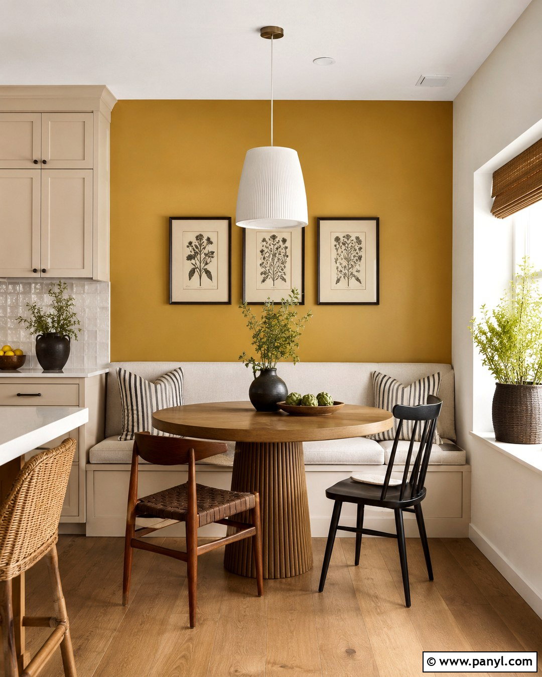 Kitchen Breakfast Nook Wall - 20 Which Walls To Paint Accent Ideas